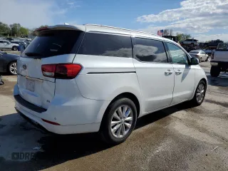2015 Kia Sedona EX with VIN KNDMC5C14F6050738, listed as a Copart auction lot 52596095 with 142,551 mi miles and Salvage Title. Bid and sale history available at carsss.com. Image 3.