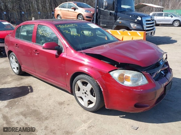 2009 Chevrolet Cobalt LT w/2LT with VIN 1G1AT58H597269725, listed as a IAAI auction lot 41651075 with 107,263 mi miles. Bid and sale history available at carsss.com. Image 1.