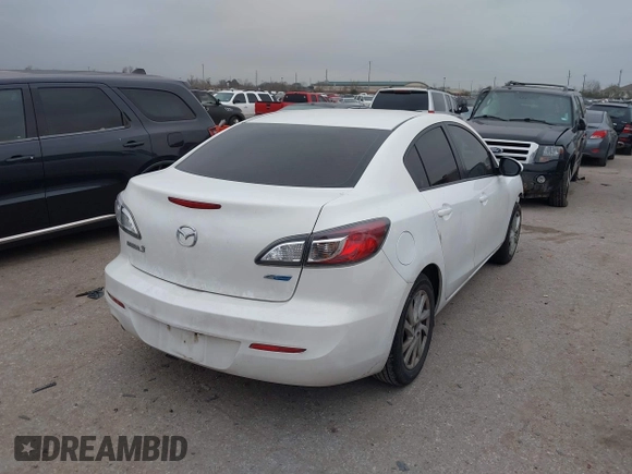 2012 Mazda 3 i Touring with VIN JM1BL1V71C1555730, listed as a IAAI auction lot 41613565 with 83,607 mi miles and . Bid and sale history available at DreamBid. Image 4.