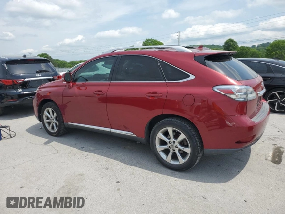 2012 Lexus RX 350 with VIN 2T2ZK1BA0CC078698, listed as a Copart auction lot 55251605 with 140,088 mi miles and Clean Title. Bid and sale history available at DreamBid. Image 2.