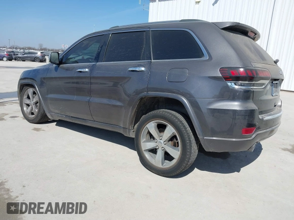 2015 Jeep Grand Cherokee Overland with VIN 1C4RJECT2FC648292, listed as a IAAI auction lot 41806402 with 116,766 mi miles. Bid and sale history available at carsss.com. Image 3.