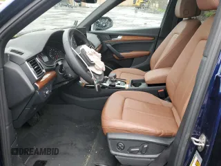 2023 Audi Q5 S line Premium with VIN WA1GAAFYXP2157574, listed as a Copart auction lot 55911315 with 17,830 mi miles and Salvage title. Bid and sale history available at DreamBid. Image 7.