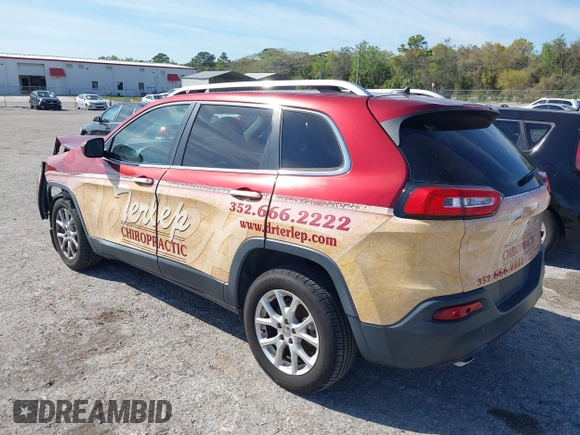 2015 Jeep Cherokee Latitude with VIN 1C4PJLCB0FW643402, listed as a IAAI auction lot 41811328 with 110,232 mi miles and . Bid and sale history available at DreamBid. Image 3.