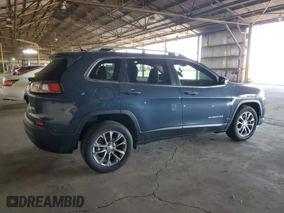2021 Jeep Cherokee Altitude with VIN 1C4PJLLB3MD114891, listed as a Copart auction lot 47233545 with 48,144 mi miles and Salvage Title. Bid and sale history available at carsss.com. Image 3.