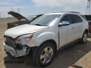 2013 Chevrolet Equinox LTZ z VIN 1GNFLGEK9DZ121686, wystawiony jako Copart lot #55997475 z przebiegiem 125 736 mil mil oraz Szkoda całkowita • Salvage title. Historia ofert i sprzedaży dostępna na DreamBid. Obrazek 1.
