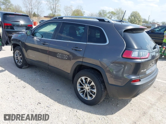 2021 Jeep Cherokee Latitude Lux with VIN 1C4PJMMX4MD149875, listed as a IAAI auction lot 42139782 with 58,324 mi miles and . Bid and sale history available at DreamBid. Image 3.