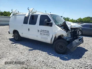 2009 Ford Econoline Cargo Commercial with VIN 1FTNE14W99DA93361, listed as a Copart auction lot 61009574 with 299,496 mi miles and Salvage Title. Bid and sale history available at DreamBid. Image 4.