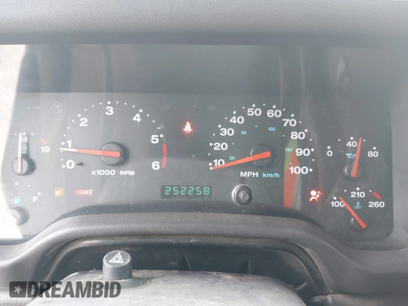 2002 Jeep Wrangler Sport with VIN 1J4FA49S52P717811, listed as a IAAI auction lot 42449753 with 252,258 mi miles and . Bid and sale history available at DreamBid. Image 7.
