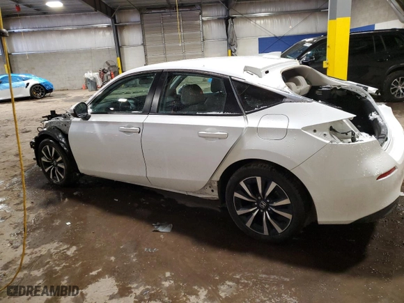 2023 Honda Civic Hatchback EX-L with VIN 19XFL1H78PE012049, listed as a Copart auction lot 45345395 with 0 mi miles and Salvage Title. Bid and sale history available at carsss.com. Image 2.