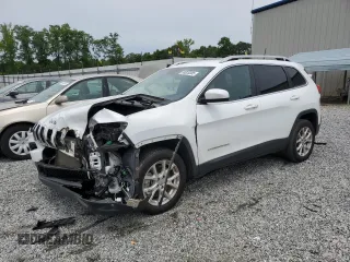 2018 Jeep Cherokee Latitude Plus with VIN 1C4PJLLX9JD588366, listed as a Copart auction lot 56320305 with 125,585 mi miles and Salvage title. Bid and sale history available at DreamBid. Image 1.