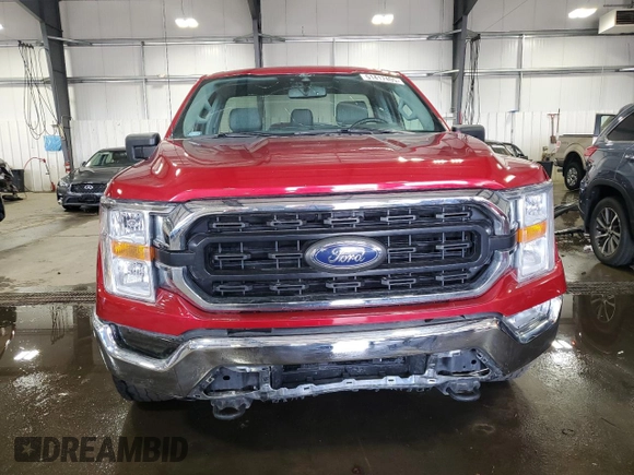 2021 Ford F-150 XL with VIN 1FTMF1EP1MKD58908, listed as a Copart auction lot 51417405 with 60,962 mi miles and Salvage title. Bid and sale history available at DreamBid. Image 5.