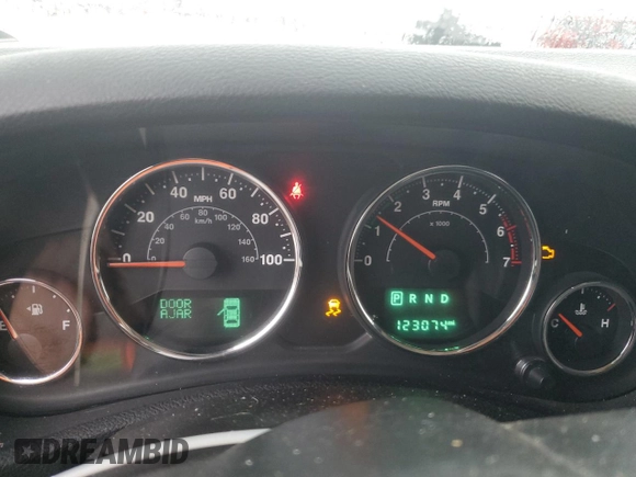2016 Jeep Wrangler Unlimited Rubicon Hard Rock with VIN 1C4HJWFGXGL282521, listed as a Copart auction lot 43128545 with 123,074 mi miles and Salvage Title. Bid and sale history available at carsss.com. Image 9.