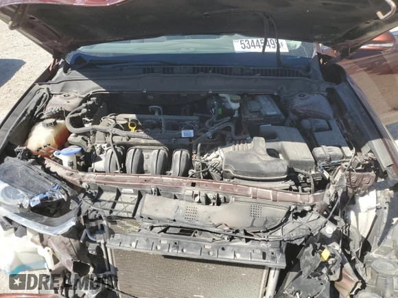 2016 Ford Fusion SE with VIN 3FA6P0H70GR162525, listed as a Copart auction lot 53445495 with 96,618 mi miles and Salvage title. Bid and sale history available at DreamBid. Image 12.