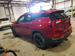 2022 GMC Terrain AT4 with VIN 3GKALYEV2NL170227, listed as a Copart auction lot 44618195 with 68,381 mi miles and Salvage Title. Bid and sale history available at DreamBid. Image 2.