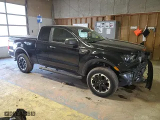2021 Ford Ranger XL with VIN 1FTER1EH3MLD37170, listed as a Copart auction lot 45141425 with 19,225 mi miles and Salvage Title. Bid and sale history available at carsss.com. Image 4.