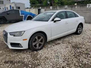2019 Audi A4 Premium with VIN WAUGMAF44KN006129, listed as a Copart auction lot 63223615 with 69,718 mi miles and Salvage title. Bid and sale history available at DreamBid. Image 1.