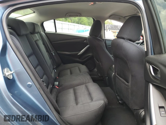 2015 Mazda 6 i Sport with VIN JM1GJ1U62F1176499, listed as a Copart auction lot 55613035 with 114,009 mi miles and Salvage Title. Bid and sale history available at DreamBid. Image 10.