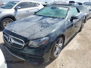 2018 Mercedes-Benz E-Class E 400 with VIN WDD1K6FB8JF046433, listed as a Copart auction lot 75609274 with 0 mi miles and Salvage Title. Bid and sale history available at carsss.com. Image 1.