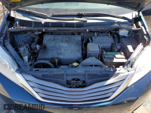 2011 Toyota Sienna XLE AAS with VIN 5TDYK3DC6BS055779, listed as a Copart auction lot 51589895 with Not Provided miles and Clean Title. Bid and sale history available at DreamBid. Image 12.