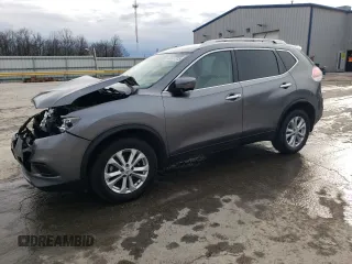 2016 Nissan Rogue S z VIN KNMAT2MV0GP668475, wystawiony jako Copart lot #44727315 z przebiegiem 129 691 mil mil oraz Szkoda całkowita • Salvage title. Historia ofert i sprzedaży dostępna na DreamBid. Obrazek 1.