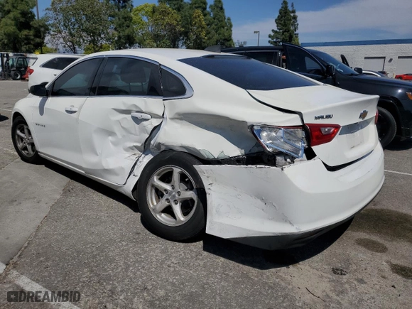 2016 Chevrolet Malibu LS with VIN 1G1ZB5STXGF229470, listed as a Copart auction lot 52825755 with 115,135 mi miles and Clean Title. Bid and sale history available at carsss.com. Image 2.