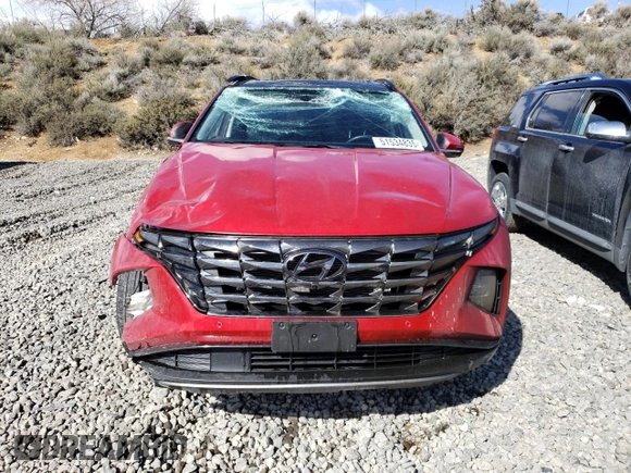 2022 Hyundai Tucson Limited with VIN 5NMJECAE6NH111936, listed as a Copart auction lot 51534835 with 35,073 mi miles and Salvage Title. Bid and sale history available at carsss.com. Image 5.