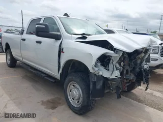 2024 Ram 2500 Tradesman with VIN 3C6UR5HLXRG139877, listed as a IAAI auction lot 42110078 with 53,839 mi miles. Bid and sale history available at carsss.com. Image 1.