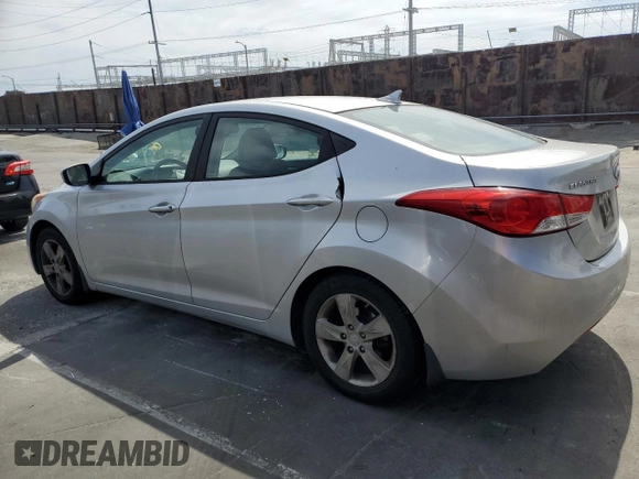 2013 Hyundai Elantra Limited with VIN KMHDH4AEXDU554233, listed as a Copart auction lot 56583285 with 183,759 mi miles and Clean Title. Bid and sale history available at DreamBid. Image 2.