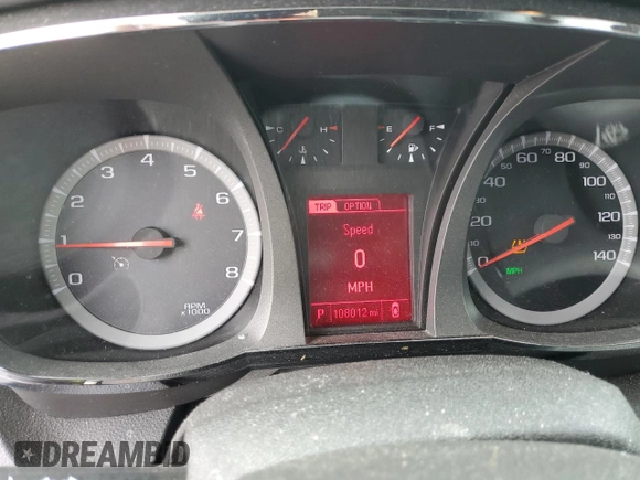 2015 GMC Terrain SLT with VIN 2GKFLXEK4F6205068, listed as a Copart auction lot 53741175 with 108,012 mi miles and Salvage title. Bid and sale history available at DreamBid. Image 9.
