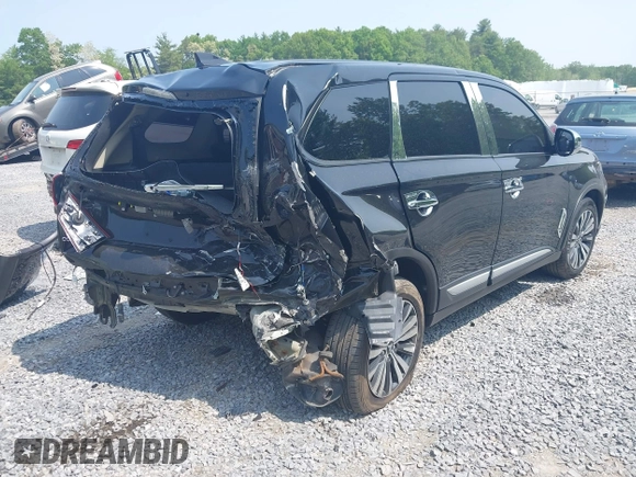 2020 Mitsubishi Outlander SE with VIN JA4AD3A32LZ011756, listed as a IAAI auction lot 42379594 with 53,742 mi miles and . Bid and sale history available at DreamBid. Image 4.