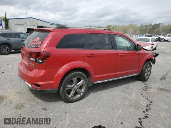 2017 Dodge Journey Crossroad Plus with VIN 3C4PDCGG4HT613860, listed as a Copart auction lot 58511275 with Not provided miles and Salvage title. Bid and sale history available at DreamBid. Image 3.