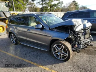 2017 Mercedes-Benz GLS 550 with VIN 4JGDF7DE4HA913568, listed as a Copart auction lot 38857264 with 78,848 mi miles and . Bid and sale history available at DreamBid. Image 4.