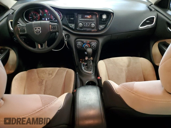 2014 Dodge Dart SXT with VIN 1C3CDFBB0ED909962, listed as a Copart auction lot 59952495 with 88,915 mi miles and Salvage title. Bid and sale history available at DreamBid. Image 8.
