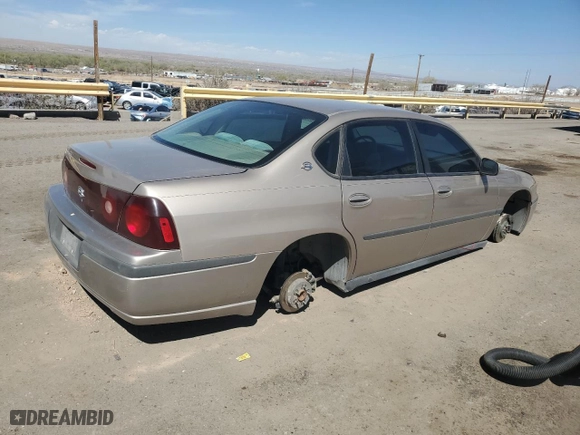 2003 Chevrolet Impala with VIN 2G1WF52E439337434, listed as a Copart auction lot 50739765 with 134,566 mi miles and Salvage Title. Bid and sale history available at carsss.com. Image 3.