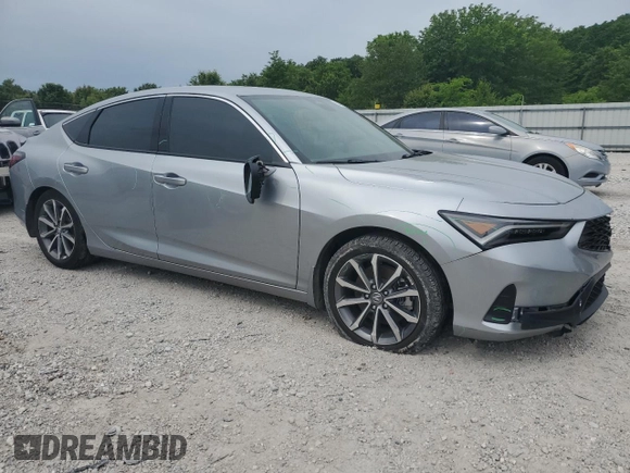 2024 Acura Integra with VIN 19UDE4H26RA012050, listed as a Copart auction lot 55826545 with 10,848 mi miles and Salvage title. Bid and sale history available at DreamBid. Image 4.