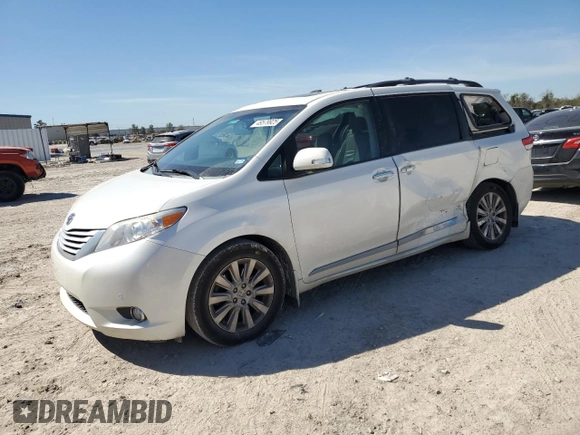 2014 Toyota Sienna XLE with VIN 5TDYK3DCXES470334, listed as a Copart auction lot 49579925 with 146,837 mi miles and Salvage Title. Bid and sale history available at DreamBid. Image 1.