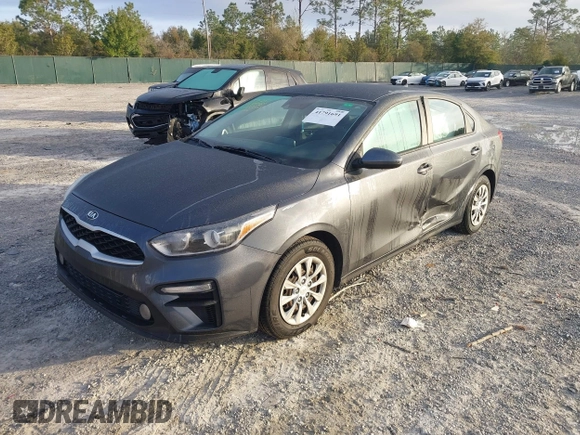 2021 Kia Forte FE with VIN 3KPF24AD3ME353858, listed as a IAAI auction lot 41791691 with 57,970 mi miles and . Bid and sale history available at carsss.com. Image 2.