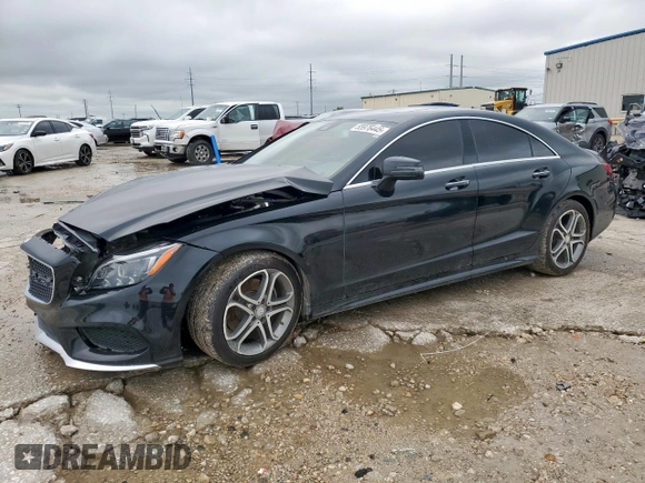 2016 Mercedes-Benz CLS 400 with VIN WDDLJ6FB7GA169514, listed as a Copart auction lot 55976445 with 64,213 mi miles and Salvage title. Bid and sale history available at DreamBid. Image 1.