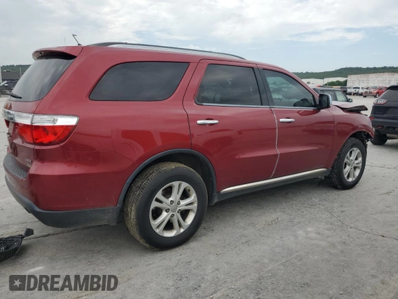 2013 Dodge Durango Crew with VIN 1C4RDHDG1DC584253, listed as a Copart auction lot 59395725 with 152,595 mi miles and Salvage title. Bid and sale history available at DreamBid. Image 3.