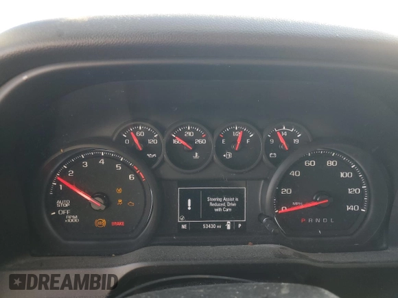 2021 Chevrolet Silverado 1500 Work Truck with VIN 3GCNWAEK0MG400260, listed as a Copart auction lot 71597894 with 53,430 mi miles and Salvage Title. Bid and sale history available at carsss.com. Image 9.
