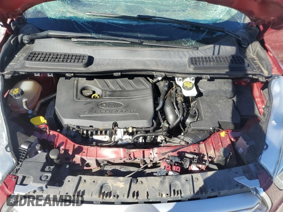 2017 Ford Escape Titanium with VIN 1FMCU0JDXHUD15309, listed as a Copart auction lot 46762215 with Not Provided miles and Salvage Title. Bid and sale history available at carsss.com. Image 12.