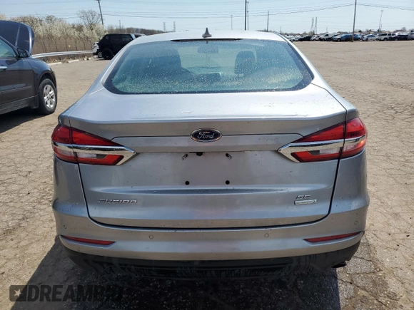 2020 Ford Fusion SE with VIN 3FA6P0HD9LR166802, listed as a Copart auction lot 54242285 with 105,595 mi miles and Clean Title. Bid and sale history available at carsss.com. Image 6.