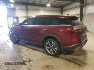 2022 Infiniti QX60 Luxe with VIN 5N1DL1FS8NC342420, listed as a Copart auction lot 79198454 with 43,126 mi miles and Salvage title. Bid and sale history available at DreamBid. Image 2.