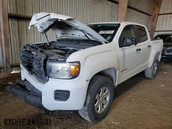 2018 GMC Canyon 2WD with VIN 1GTG5BEAXJ1328616, listed as a Copart auction lot 87008144 with 92,603 mi miles and Salvage Title. Bid and sale history available at carsss.com. Image 1.
