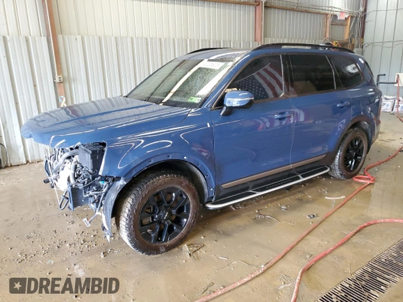 2023 Kia Telluride SX Prestige с VIN 5XYP5DGC7PG331721, выставлен на аукционе Copart как лот 60235625 с пробегом 52 611 миль миль и Списание • Salvage title. История ставок и продаж доступна на DreamBid. Изображение 1.