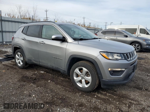 2020 Jeep Compass Latitude with VIN 3C4NJCBB3LT166541, listed as a Copart auction lot 49674605 with 68,849 mi miles and Salvage Title. Bid and sale history available at carsss.com. Image 4.