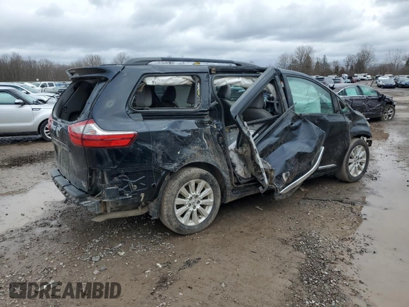2015 Toyota Sienna Ltd with VIN 5TDDK3DC2FS111205, listed as a Copart auction lot 48131765 with 175,782 mi miles and Salvage Title. Bid and sale history available at carsss.com. Image 3.