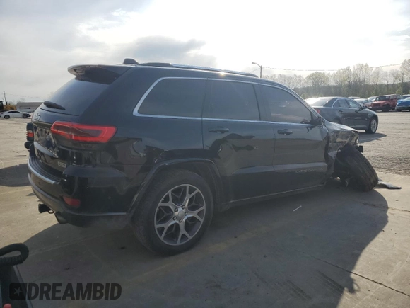 2018 Jeep Grand Cherokee Limited with VIN 1C4RJFBT7JC237907, listed as a Copart auction lot 52303675 with 72,900 mi miles and Salvage title. Bid and sale history available at DreamBid. Image 3.