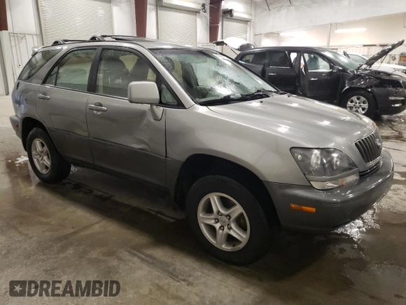 2000 Lexus RX 300 with VIN JT6HF10U4Y0150495, listed as a Copart auction lot 47069615 with 0 mi miles and Non Repairable. Bid and sale history available at carsss.com. Image 4.