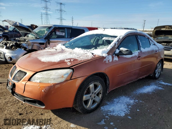 2005 Pontiac G6 GT with VIN 1G2ZH548454178270, listed as a Copart auction lot 41507655 with 195,198 mi miles and Salvage Title. Bid and sale history available at carsss.com. Image 1.